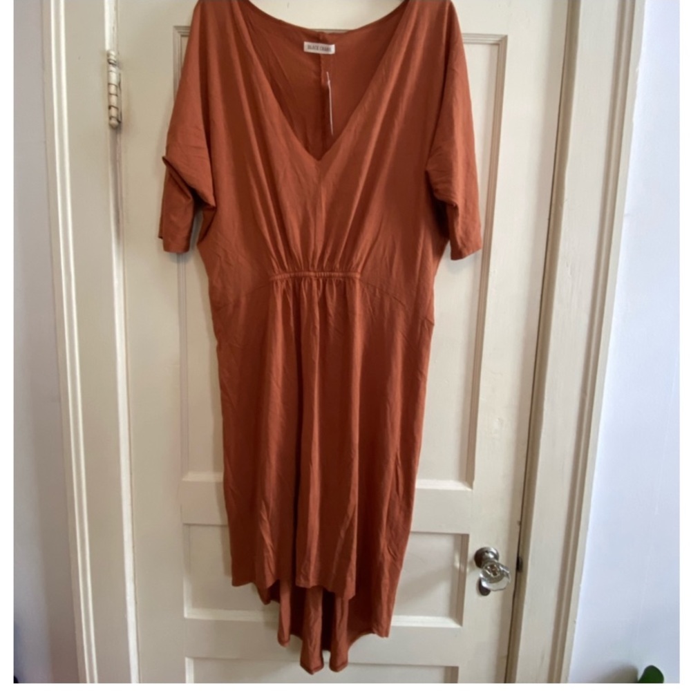 Black Crane brick cotton dress | sz L